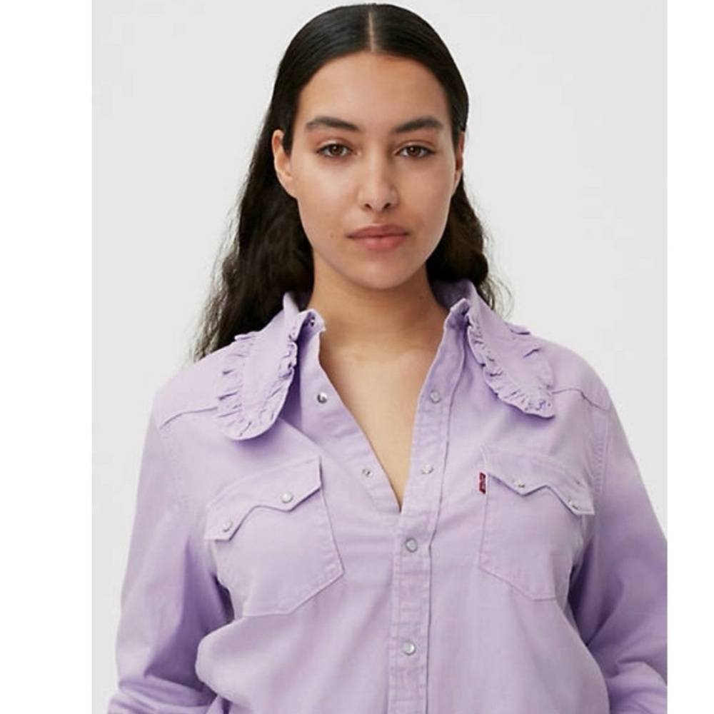 NWT Ganni X Levi's Western Shirt. Size M